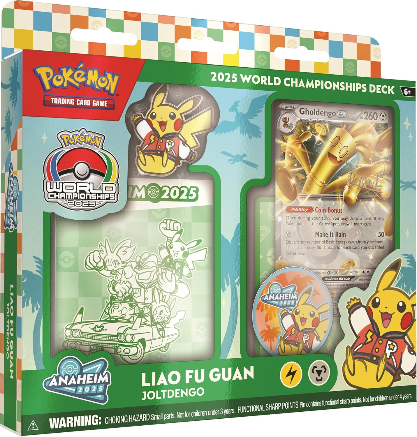 2025 Pokémon TCG World Championships Deck (1 SUPPLIED)