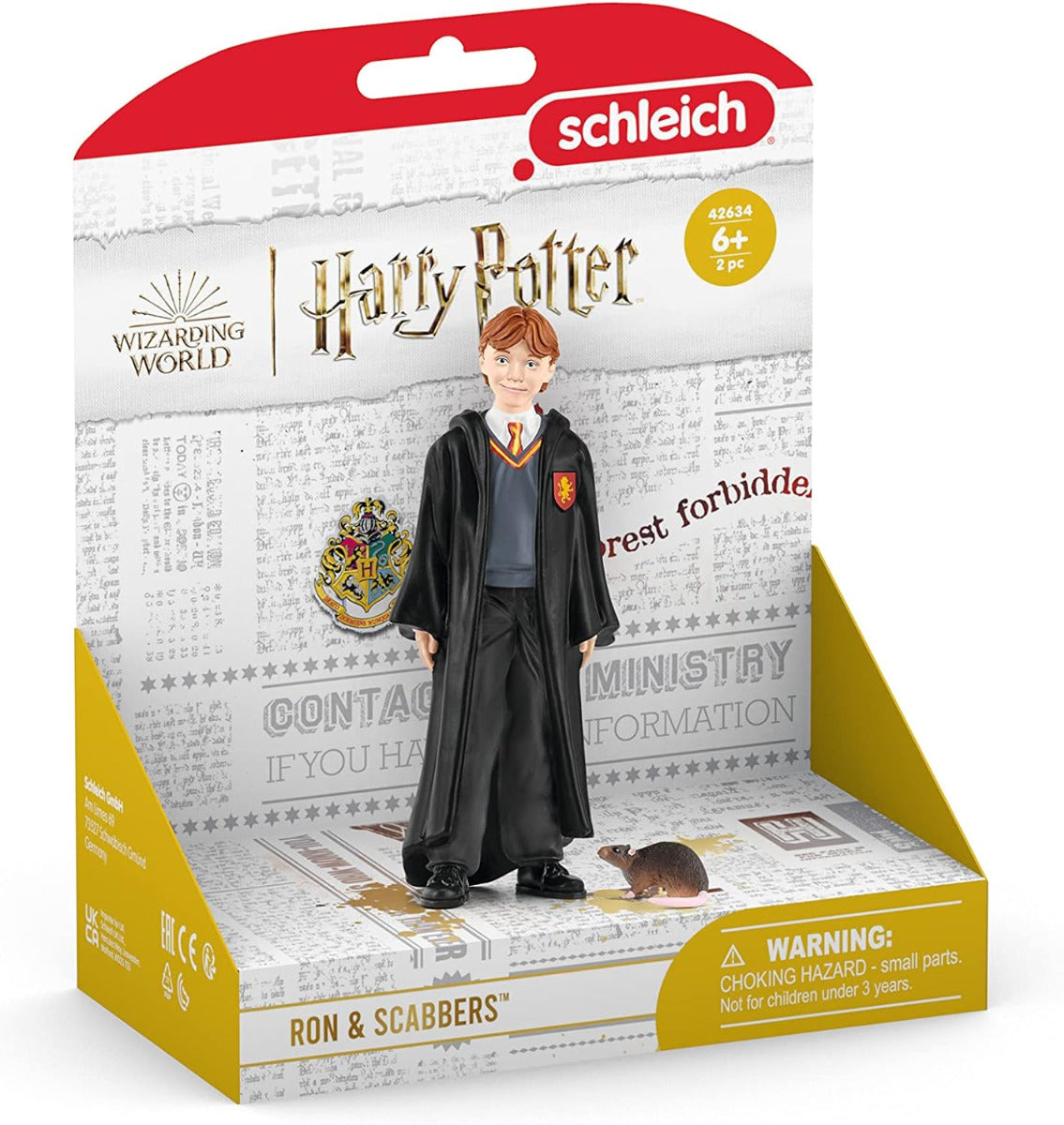 Schleich Harry Potter Ron Weasley and Scabbers Figures