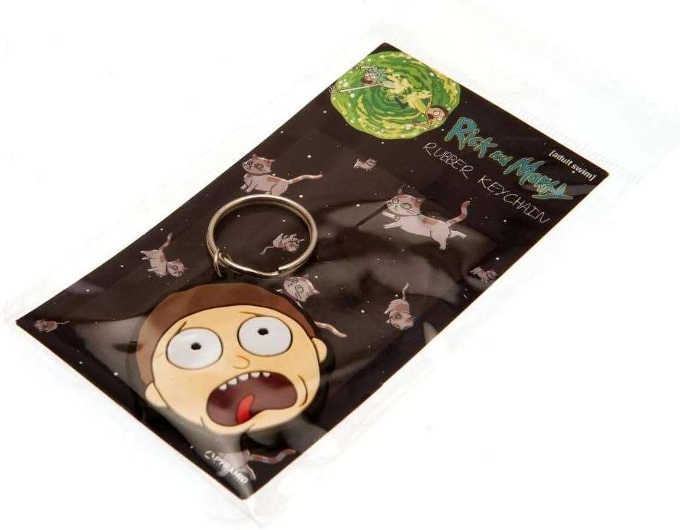 Rick & Morty Rubber Keychain