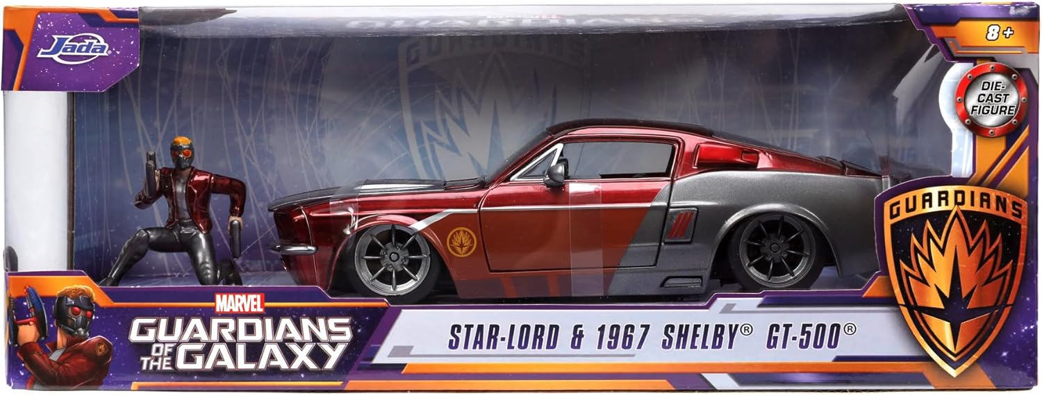 MARVEL STARLORD GUARDIANS OF THE GALAXY & 1967 SHELBY GT-500 1:24