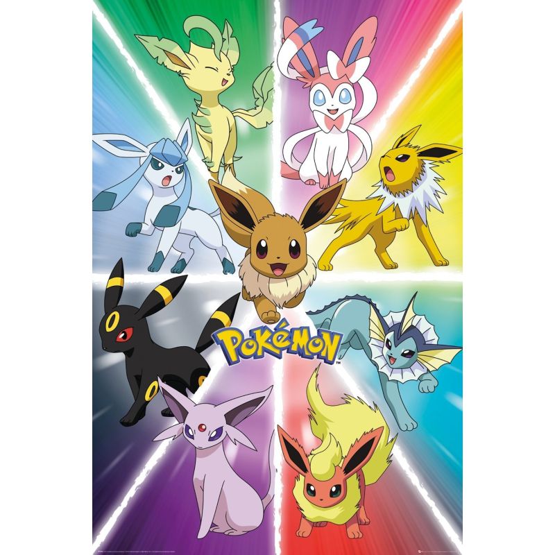 GB eye Pokemon Eevee Evolution, Maxi Poster, Various
