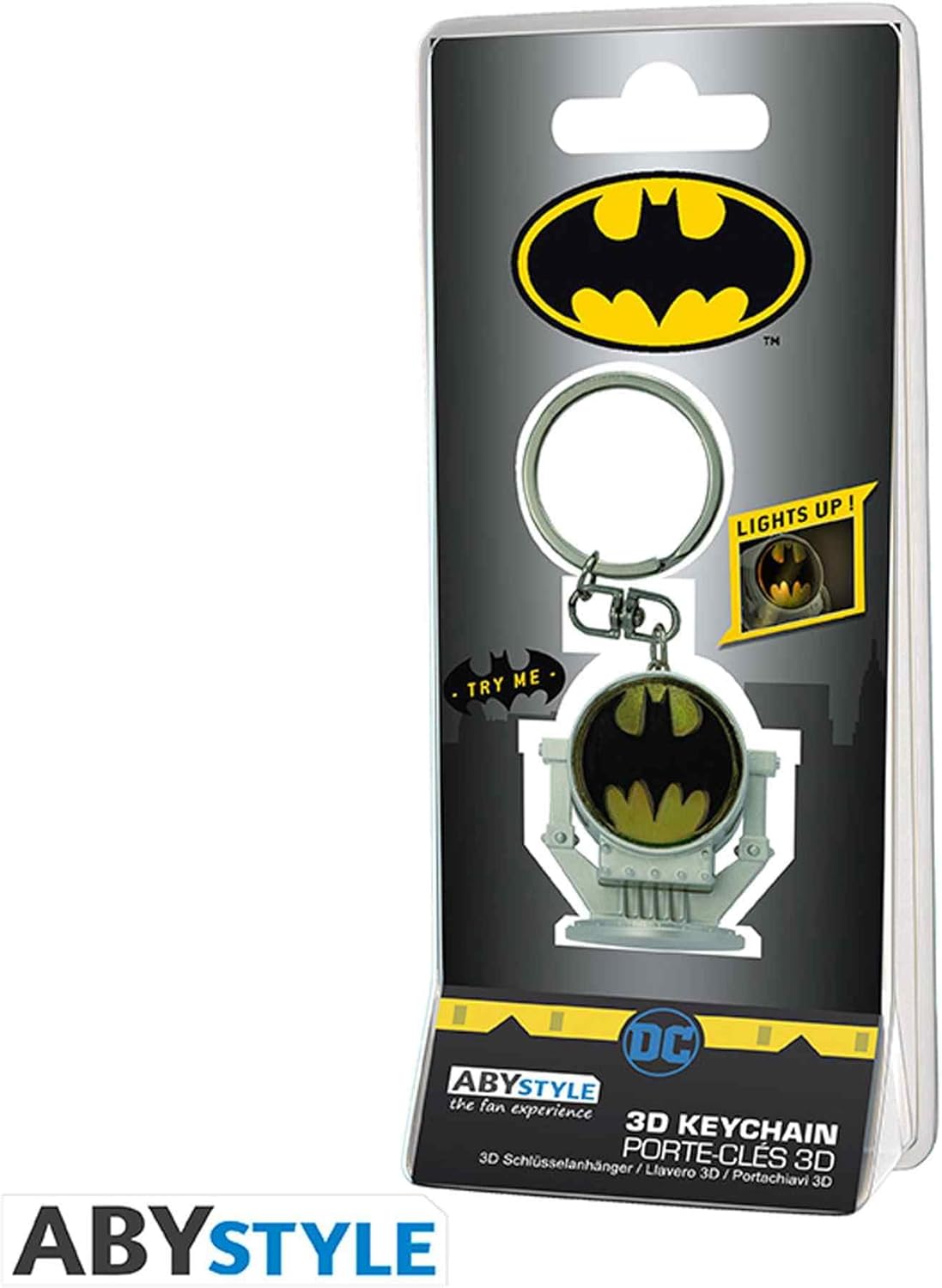 DC Comics Batman Bat Signal 3D Premium Keychain