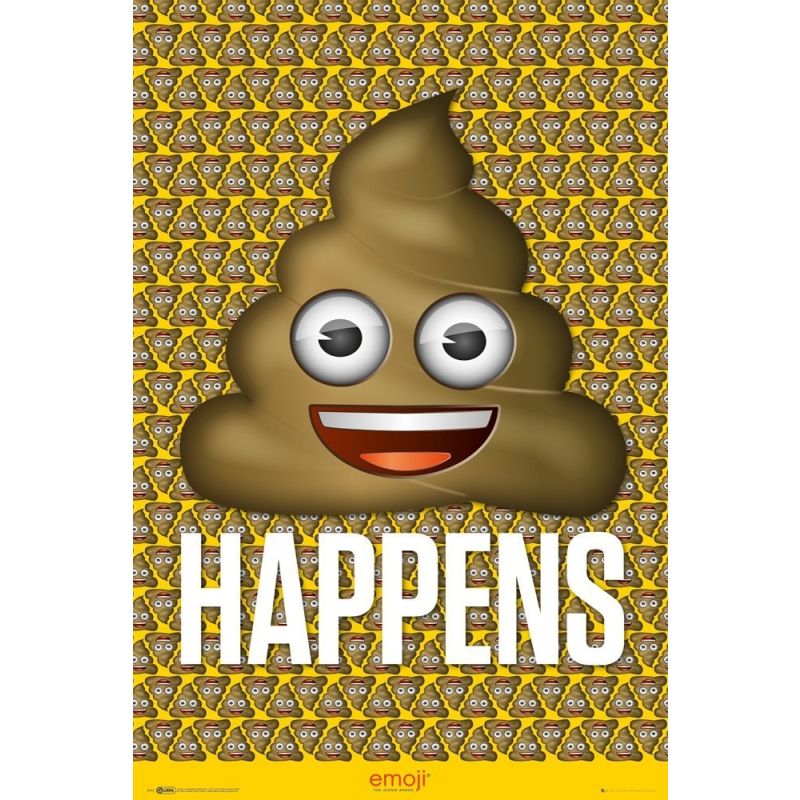 GB Eye LTD, Emoji, Poo, Maxi Poster, 61 x 91.5 cm