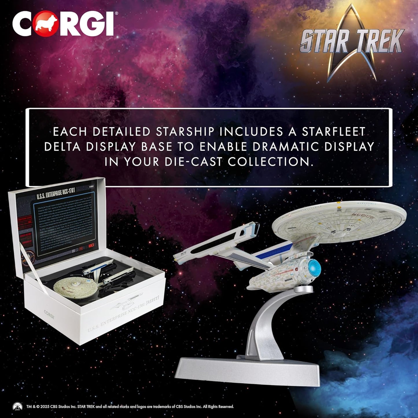 Corgi Star Trek - USS Enterprise NCC-1701 [Refit] (Star Trek II: The Wrath of Khan)