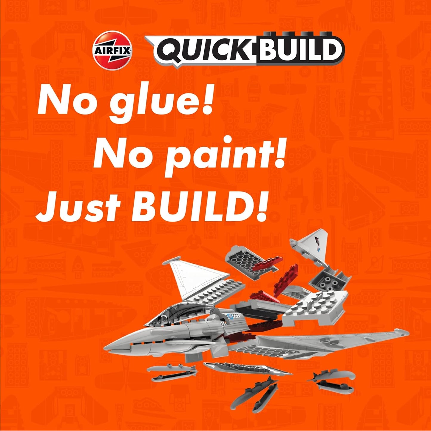 Airfix QUICKBUILD Model Aircraft Kits - Eurofighter Typhoon Model Building Kit