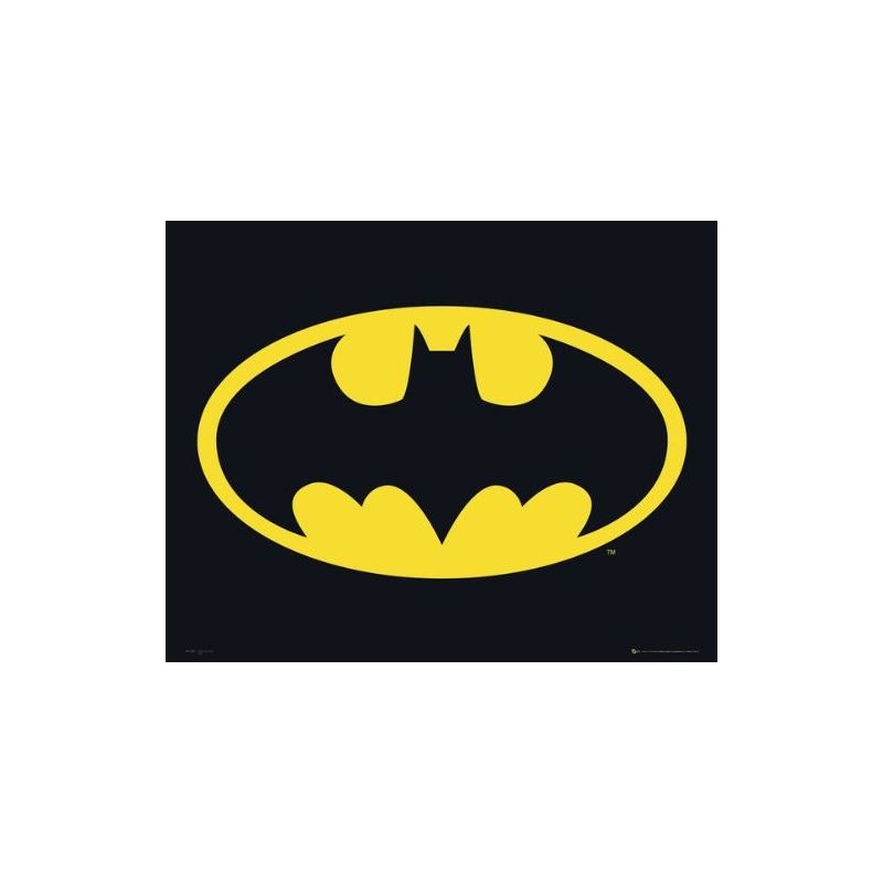 DC Comics "Logo" Batman Comic Mini Posters, Multi-Colour, 40 x 50 cm