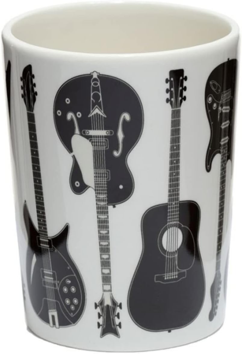 Headstock Guitar Rock Guitar Ceramic Shaped Handle Mug