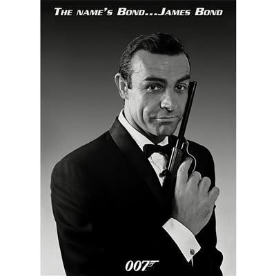 JAMES BOND POSTCARD PRINT A6 (1 CARD SUPPLIED)