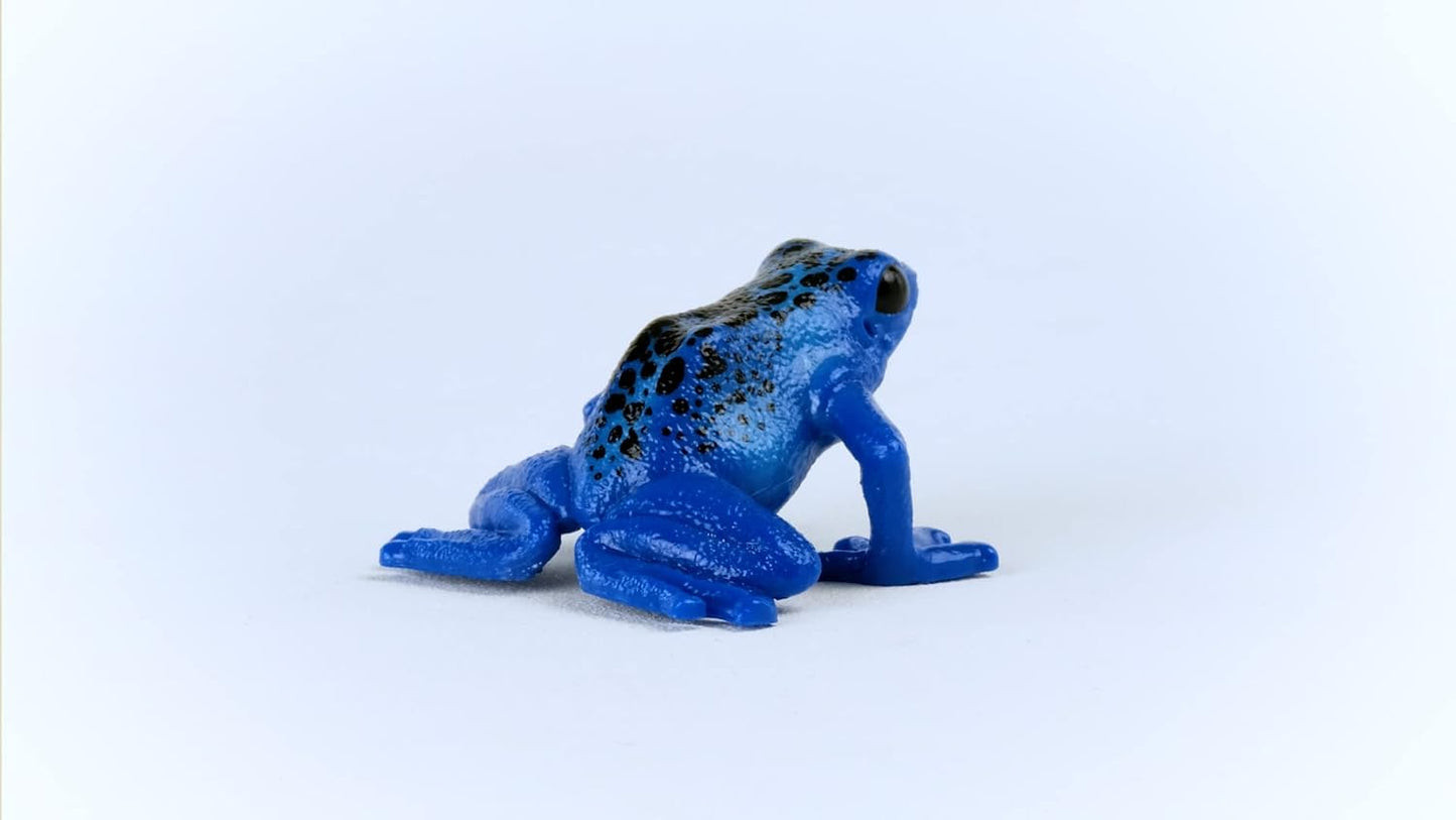 SCHLEICH Blue Poison Dart Frog Wild Life Toy Figurine