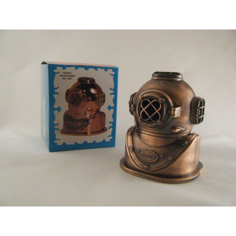 DIVING HELMET DIE-CAST ANTIQUE STYLE NOVELTY PENCIL SHARPENER
