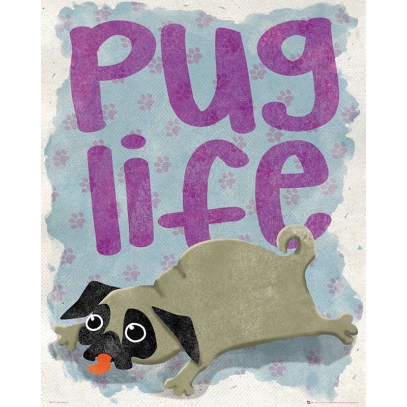 Pug Life Mini Poster 40 x 50cm