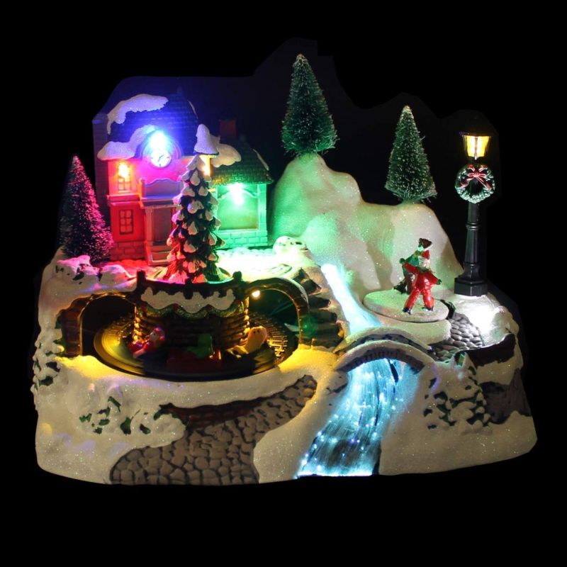 The Christmas Workshop Animated Train Ornament