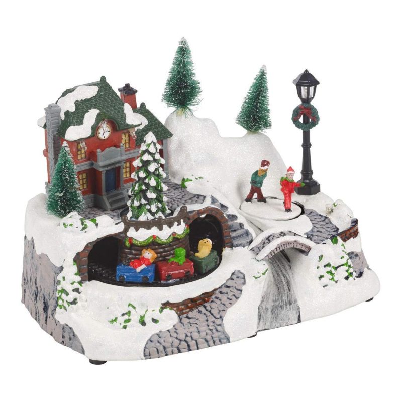 The Christmas Workshop Animated Train Ornament