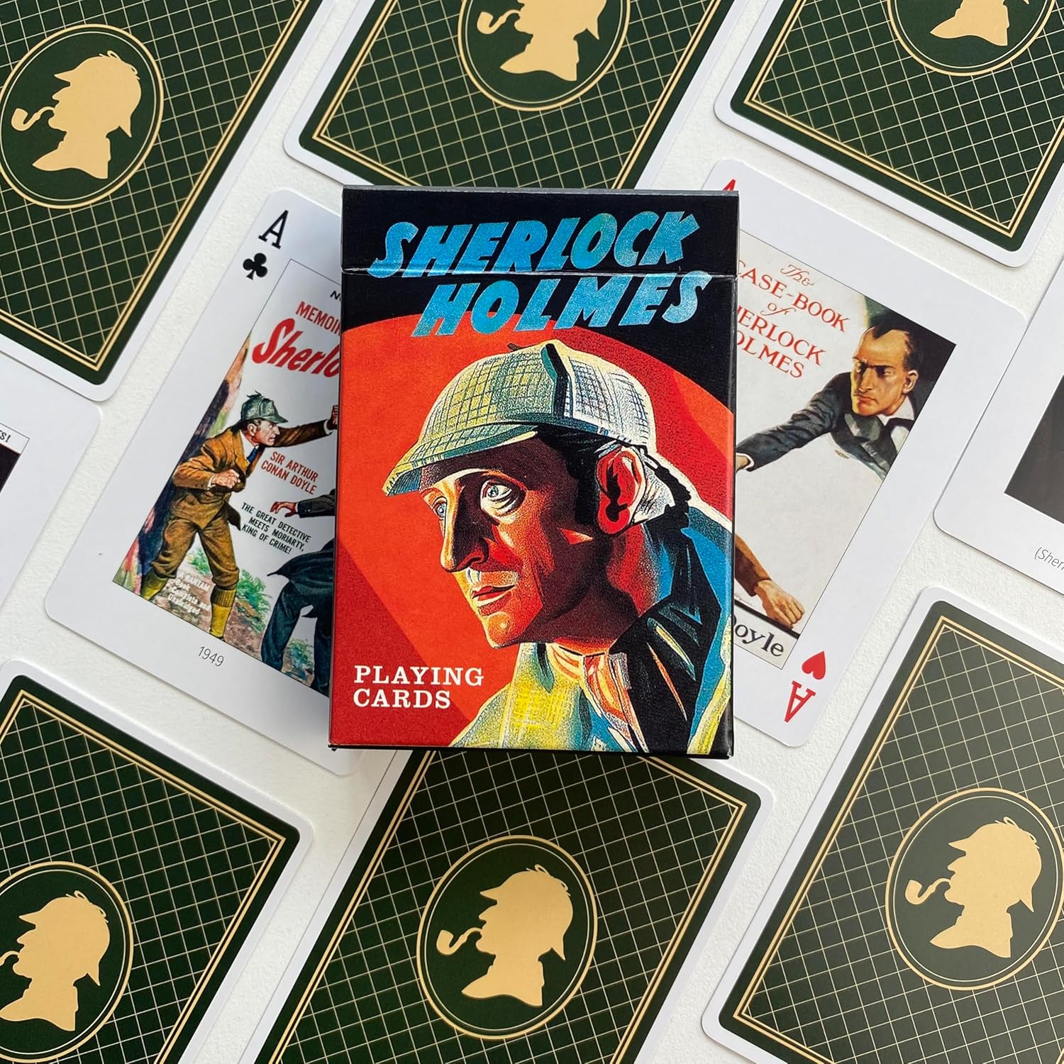 Sherlock Holmes Playing Cards | Celebrating Arthur Conan Doyle | Premium Design,
