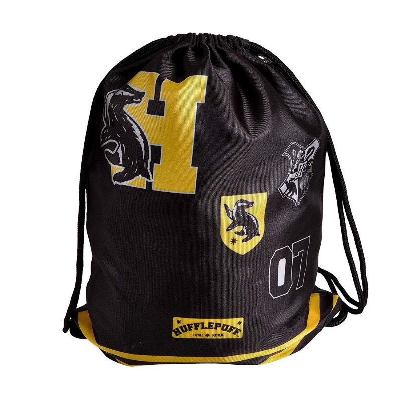 HARRY POTTER Sportbag Hufflepuff 34,5x44cm black