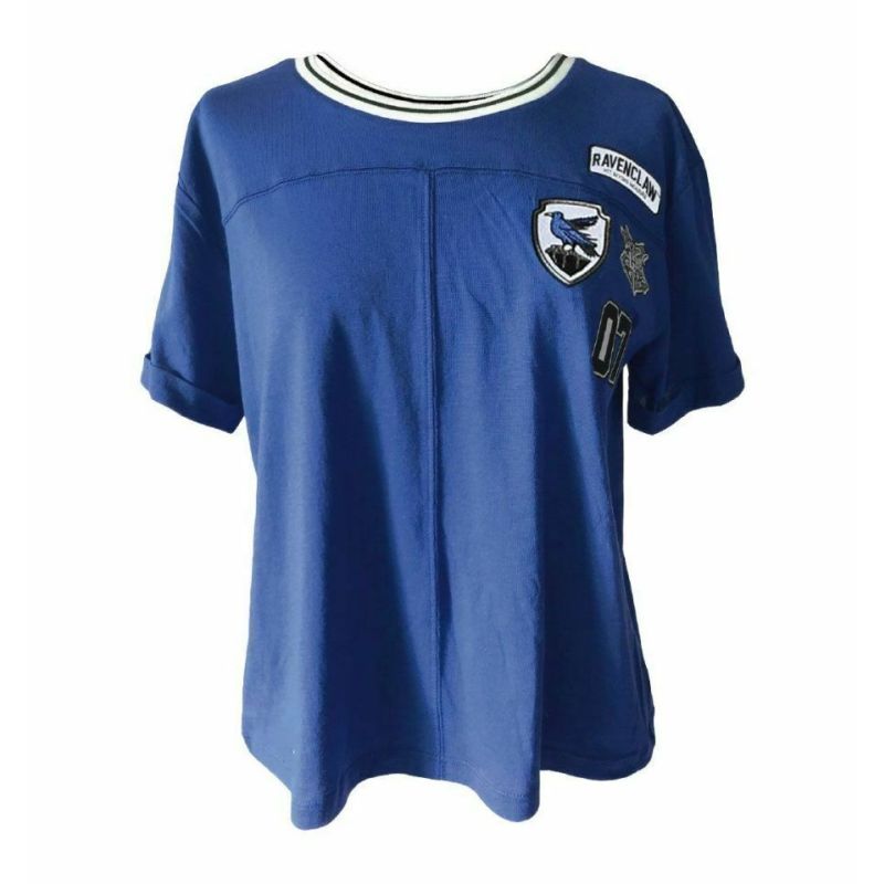 Harry Potter Women's T-Shirt - Ravenclaw Patches (XL)
