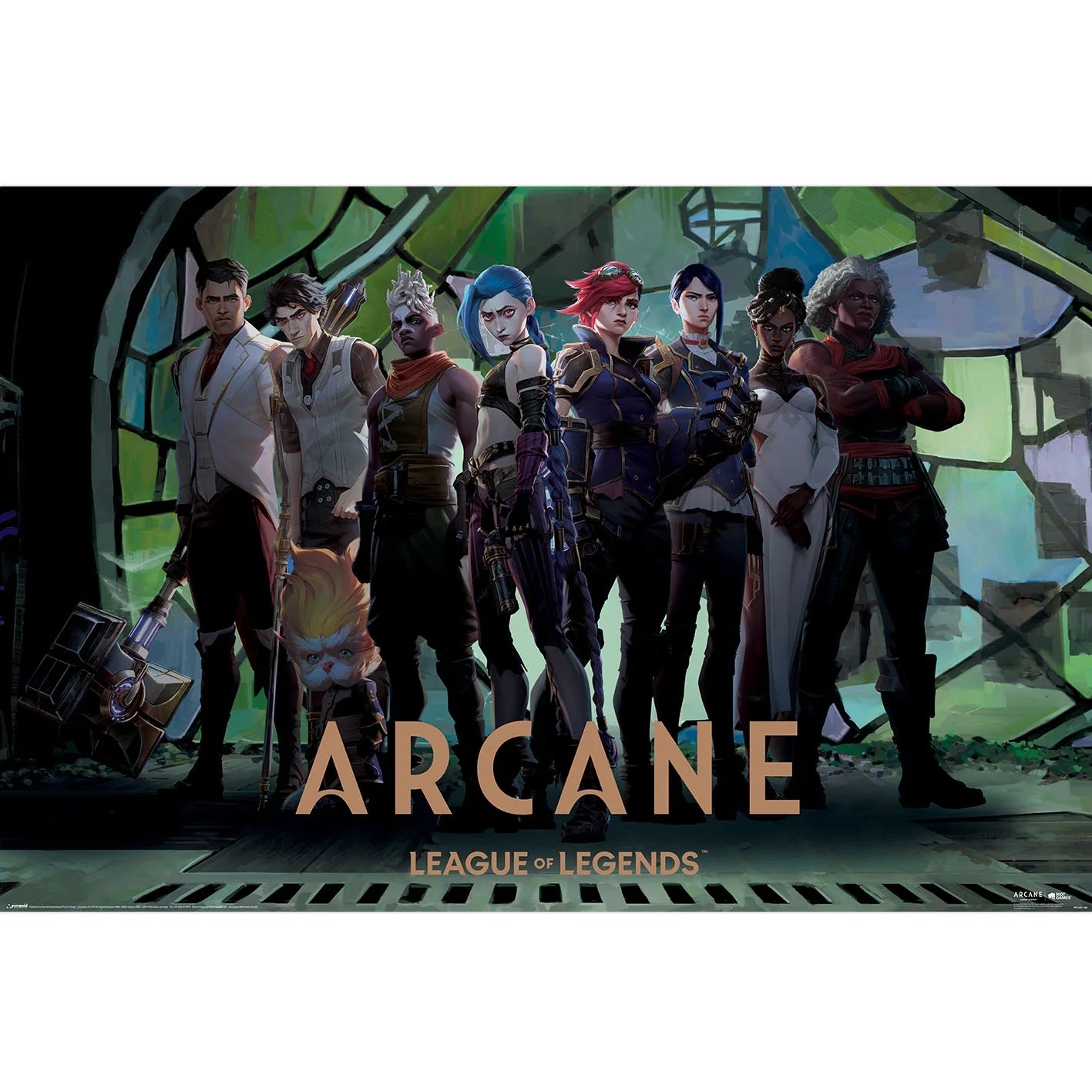 Arcane (Characters In Zaun Arcade) Maxi Poster