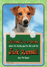 Jack Russell Welcome Hang-up