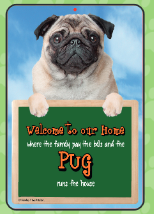 Pug Welcome Hang-up