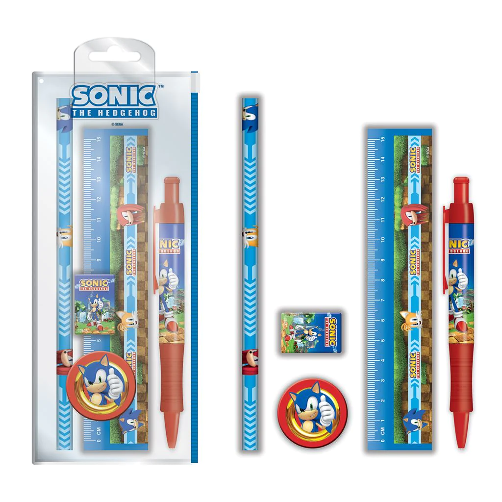 Sonic stationery set