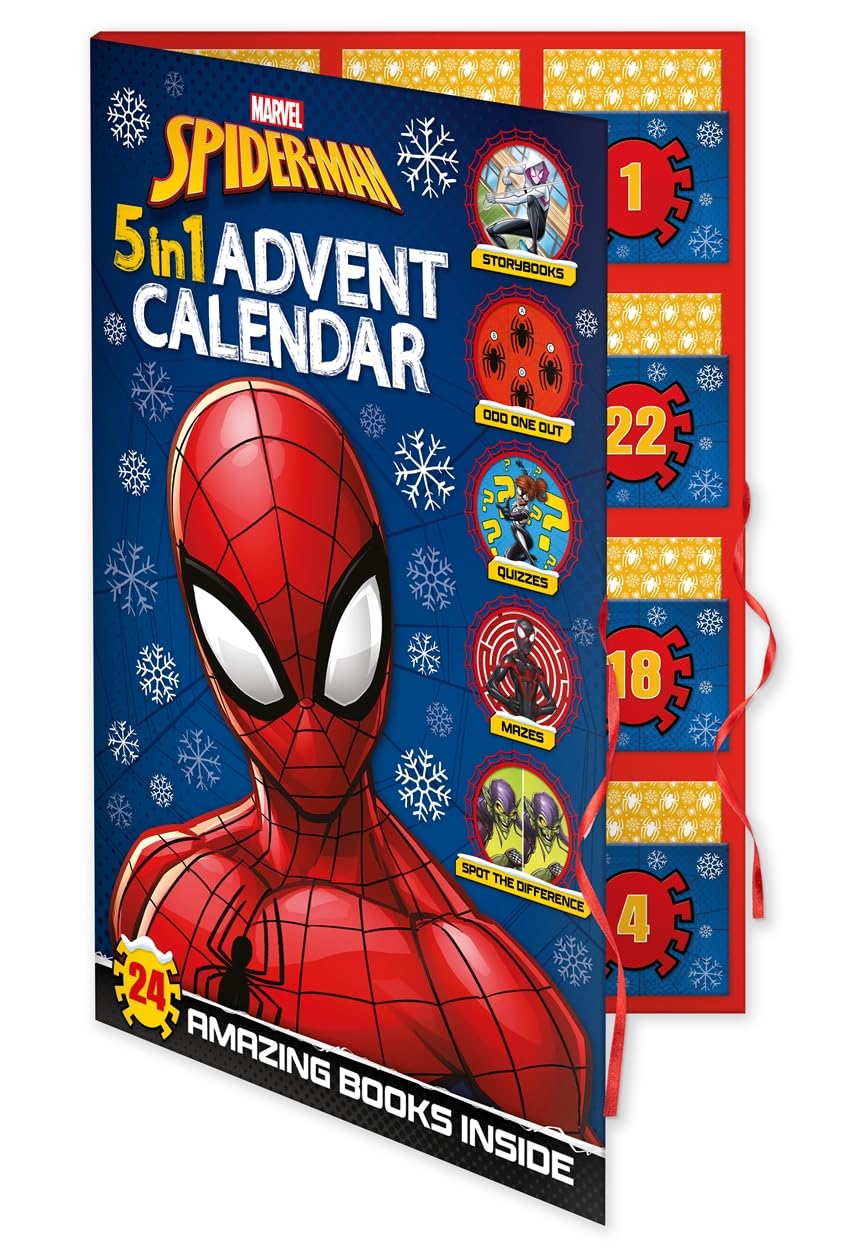 Marvel Spider-Man: 5-in-1 Advent Calendar Christmas Gift Brand New